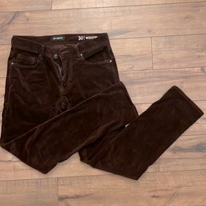 BlankNYC Wooster Skinny Corduroy Pants Brown